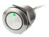 RS PRO Capacitive Switch Momentary NO,Illuminated, Green, Red, IP68 Brass