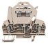 Weidmuller Z Series Beige Fused DIN Rail Terminal, Single-Level, Clamp Termination, Fused