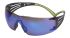 3M SecureFit 400 Anti-Mist UV Safety Glasses, Blue Polycarbonate Lens, Vented