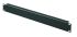 Rittal Black Steel Blanking Panel, 1U, 44 x 482.6mm