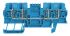 Weidmuller Robotics Series Blue Feed Through Terminal Block, 1.5mm², Single-Level, Clamp Termination