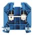 Blok zacisków przelotowych Weidmuller poziomy: Pojedynczy 14 → 6AWGŚruba W 76A 1 kV