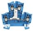 Weidmuller W Series Blue Double Level Terminal Block, 2.5mm², Double-Level, Screw Termination