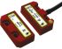 IDEM SPF-RFID-M Series Plastic Magnetic, RFID Non-Contact Safety Switch, 24V dc, 2NC, 2m Cable