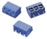 Regletas de terminales PCB Hembra de 3 vías, Recta, paso: 5mm, 15A, de color Azul, montaje Orificio Pasante,