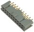 3M 9100 Series Straight Through Hole Mount PCB Socket, 20-Contact, 2-Row, 2.54mm Pitch, Solder Termination