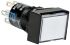 Idec Illuminated Latching Push Button Switch, Panel Mount, DPDT, White LED, 250V, IP40