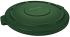 Rubbermaid Commercial Products 505mm Green PE Bin Lid for 2620 BRUTE Container, 75L BRUTE Container, 46mm