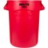 Rubbermaid Commercial Products PE Mülleimer 121L Rot H. 692mm ø 559mm