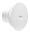 Xpelair 92963RS Simply Silent Round Ceiling Mounted, Panel Mounted, Wall Mounted, Window Mounted Extractor Fan, 54m³/h,
