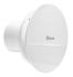 Xpelair 92971AW Simply Silent Round Ceiling Mounted, Panel Mounted, Wall Mounted, Window Mounted Extractor Fan, 54m³/h,