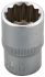 RS PRO 1/2 in Drive 17mm Standard Socket, 12 point
