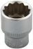 RS PRO 1/2 in Drive 22mm Standard Socket, 12 point