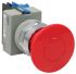 Idec Red Round Push Button, 22mm Push Pull Screw