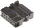 Amphenol ICC 12-Way IDC Connector Socket for Cable Mount, 2-Row