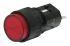 Indicador LED Idec, Rojo, marco Negro, Ø montaje 16.2mm, 24V dc, 11mA