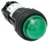 Indicador LED Idec, Verde, lente enrasada, marco Negro, Ø montaje 24.1 x 22.3mm, 11mA