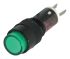Indicador LED Idec, Verde, marco Negro, Ø montaje 10.1mm
