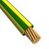 Alpha Wire Kapcsolóhuzal 6716 GY001, keresztmetszet területe: 1,3 mm², részei: 26/0,25 mm, Zöld/Sárga burkolat, 600 V,