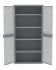 RS PRO 2 Door PP  Lockable Floor Standing Storage Cabinet, 1800 x 897 x 537mm
