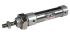 SMC Pneumatic Piston Rod Cylinder - 16mm Bore, 25mm Stroke, CD85 Series, Double Acting