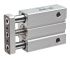 SMC Pneumatic Guided Cylinder - 10mm Bore, 20mm Stroke, MGJ Series, Double Acting