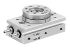 SMC MSQ Series 0.7 MPa Single Action Pneumatic Rotary Actuator, 190° Rotary Angle, 1mm Bore