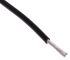 RS PRO Black 0.12 mm² Hook Up Wire, 26 AWG, 7/0.15 mm, 25m, PTFE Insulation