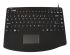 Ceratech Wired USB Medical Touchpad Keyboard, QWERTY (UK), Black
