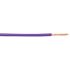 阿尔法电线 0.08 mm²紫色电线, 28 AWG, 600 V, 最高+105°C, PVC绝缘, 30m长, 1852 VI005