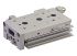 SMC Pneumatic Guided Cylinder - 16mm Bore, 125mm Stroke, MXS Series, Double Acting