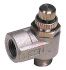 SMC AS Series Threaded Speed Controller, NPT 3/8 Male Inlet Port x NPT 3/8 Female Outlet Port