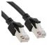 HARTING Cat5e Male RJ45 to Male RJ45 Ethernet Cable, SF/UTP, Black LSZH, PUR Sheath, 10m