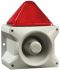 Segnalatore acustico e luminoso Pfannenberg serie PA X 10-10, Rosso, 24 V c.c., 110dB a 1 m