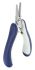 ideal-tek E6014 Electronics Pliers, Flat Nose Pliers, 145 mm Overall, Straight Tip, 30mm Jaw, ESD