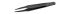 Brucelles ideal-tek ESD pointe plate arrondie en PA66/CF30 (pointe), plastique (corps), L. 115 mm