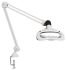 Luxo Wave LED LED Magnifying Lamp with Table Clamp Mount, 5dioptre
