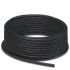 Phoenix Contact SAC-4P-100.0-PUR/0.25 Data Cable, 4 Cores, 0.25 mm², 100m, Black PUR Sheath, 24 AWG