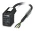 Phoenix Contact Érzékelő-működtető kábel, DIN 43650 B alakú - 3 érintkező, 24 V, 4 A, 5m