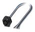 Phoenix Contact Female 5 way M12 to Female 5 way M12 Sensor Actuator Cable, 500mm