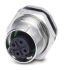 Phoenix Contact Circular Connector, 4 Contacts, M12 Connector, Female, IP67, SACC Series