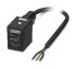 Phoenix Contact 3 way DIN 43650 Form B to Sensor Actuator Cable, 5m