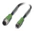 Phoenix Contact Straight Male 4 way M12 to Straight Female 4 way M8 Sensor Actuator Cable, 300mm