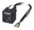 Phoenix Contact Érzékelő-működtető kábel, DIN 43650 A alakú - Szereletlen - 3 érintkező, 24 V, 4 A, 3m