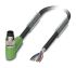 Phoenix Contact Male 8 way M8 to Sensor Actuator Cable, 3m