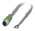 Phoenix Contact Male 5 way M12 to Sensor Actuator Cable, 3m