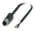 Phoenix Contact Male 4 way M12 to Sensor Actuator Cable, 10m