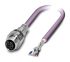 Phoenix Contact Female 5 way M12 to Bus Cable, 10m