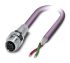 Phoenix Contact Female 2 way M12 to Bus Cable, 10m