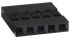 Carcasa de conector Amphenol ICC 65039-032LF, Serie Mini-PV, paso: 2.54mm, 5 contactos, , 1 fila filas, Recto, Hembra,